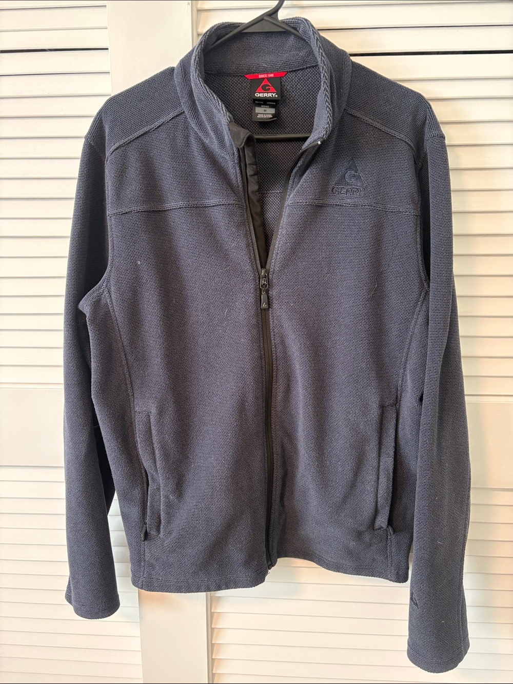 Gerry Men's fleece Full-Zip Jacket in Dark Gray